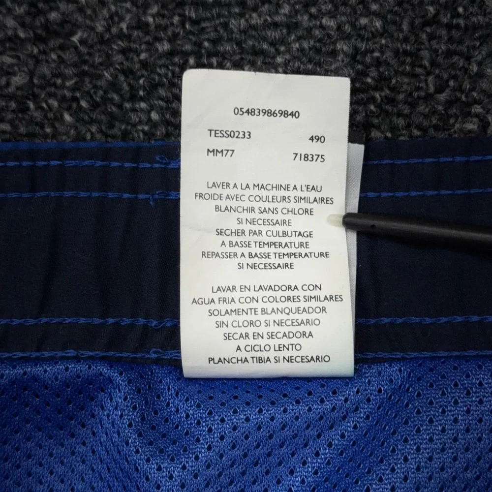 Nike Mens Swim Trunks Royal Blue‎ Cargo Pocket Mesh Lined Board Shorts XL